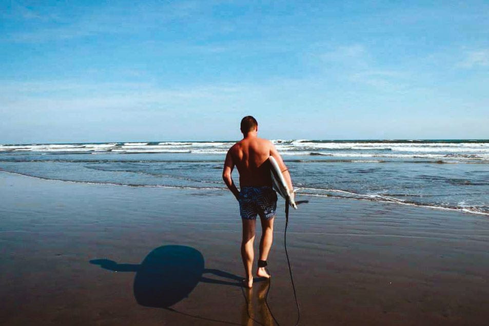 Surfing in El Cuco, our el salvador travel guide