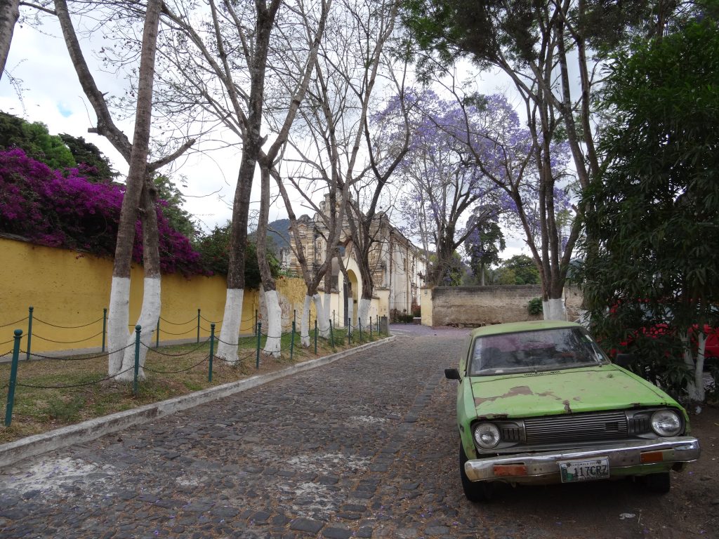 car in antigua guatemala