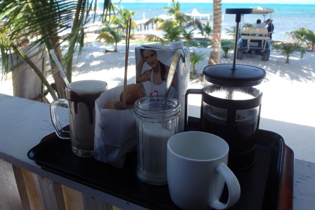 fryjacks coffee caye caulker