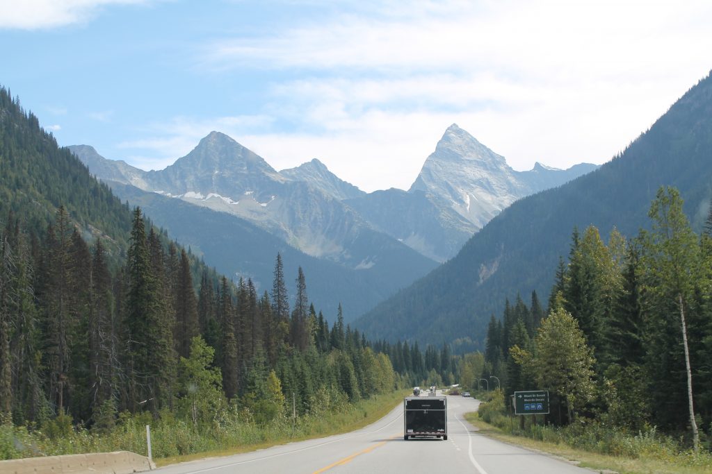 drive from Whistler to Banff