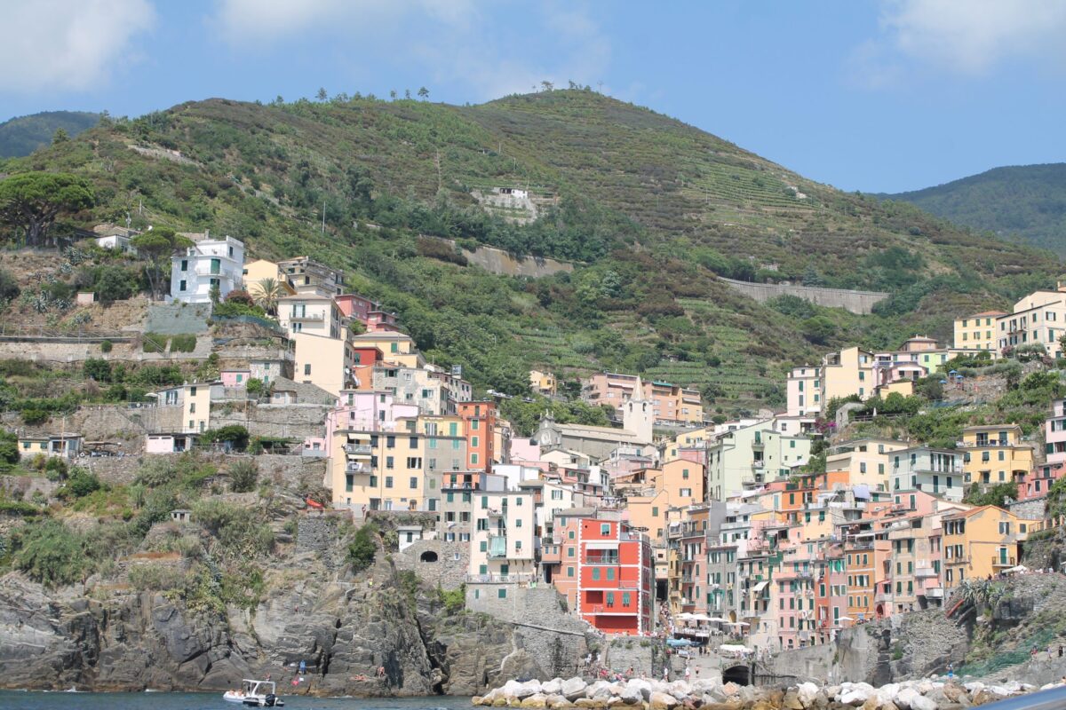 manarola seen from ferry