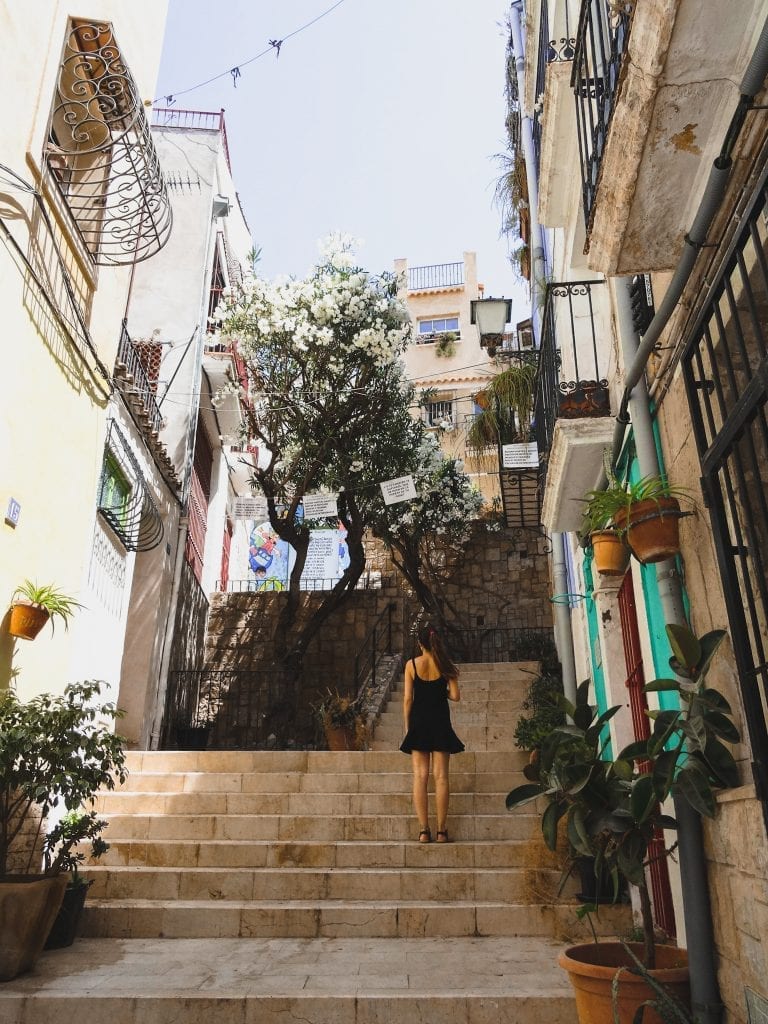 the streets near alicante water museum