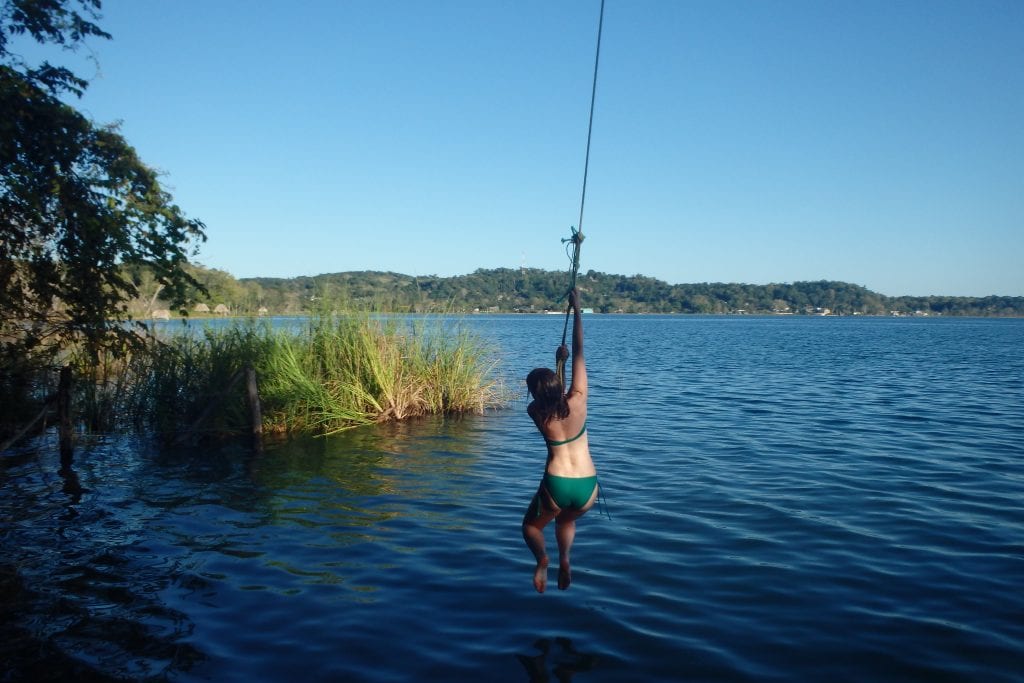 lake peten itza, guatemala