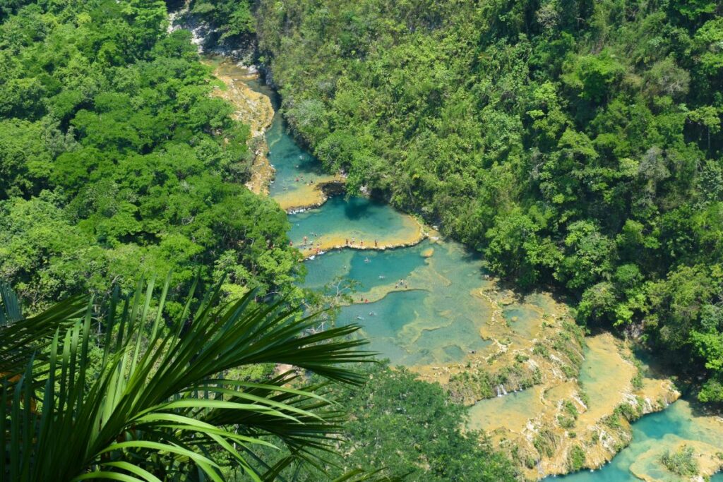 semuc champey from above