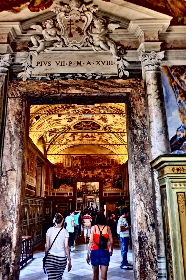 corridor sistine chapel