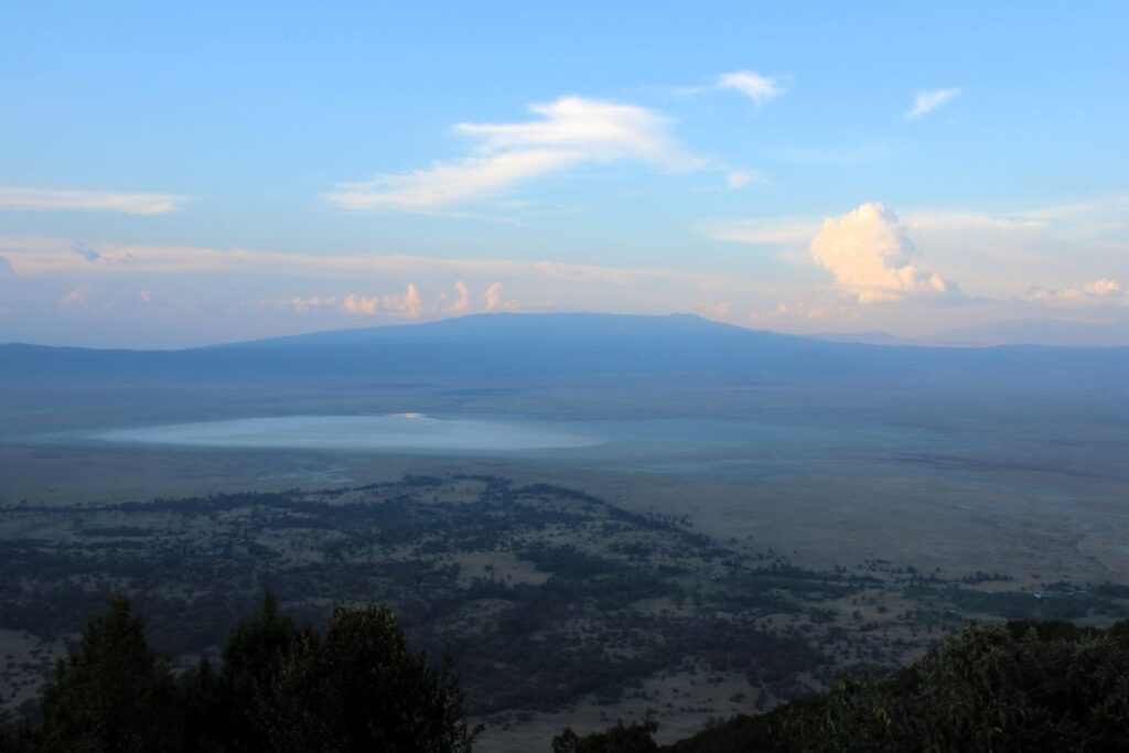 sunset ngorngoro
