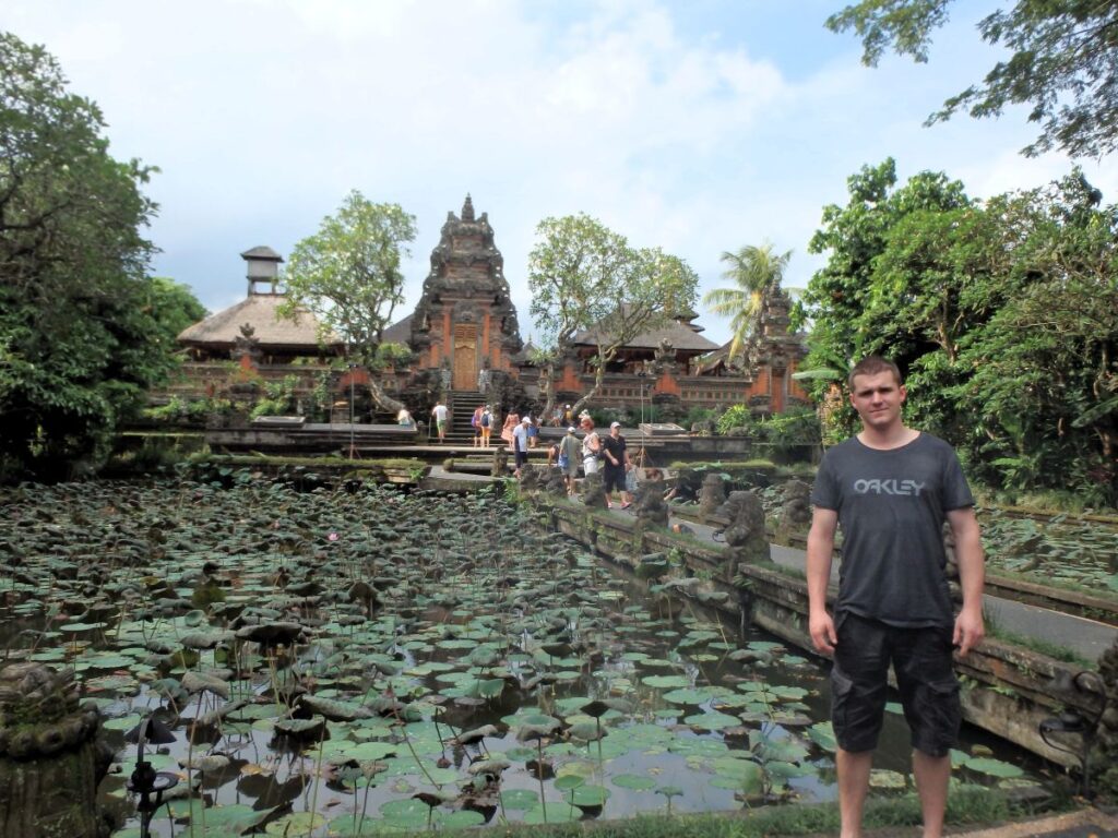 temple in ubud man
