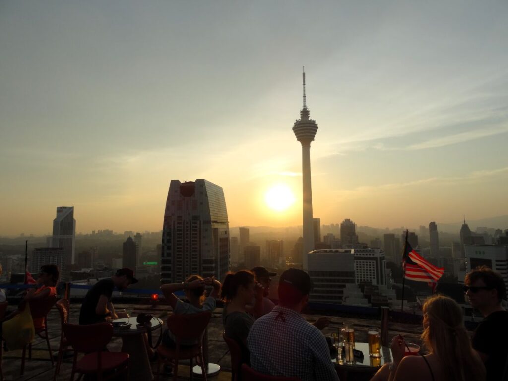 sunset rooftop bar KL