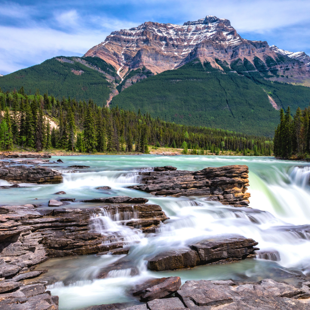 athabasca falls alberta canada