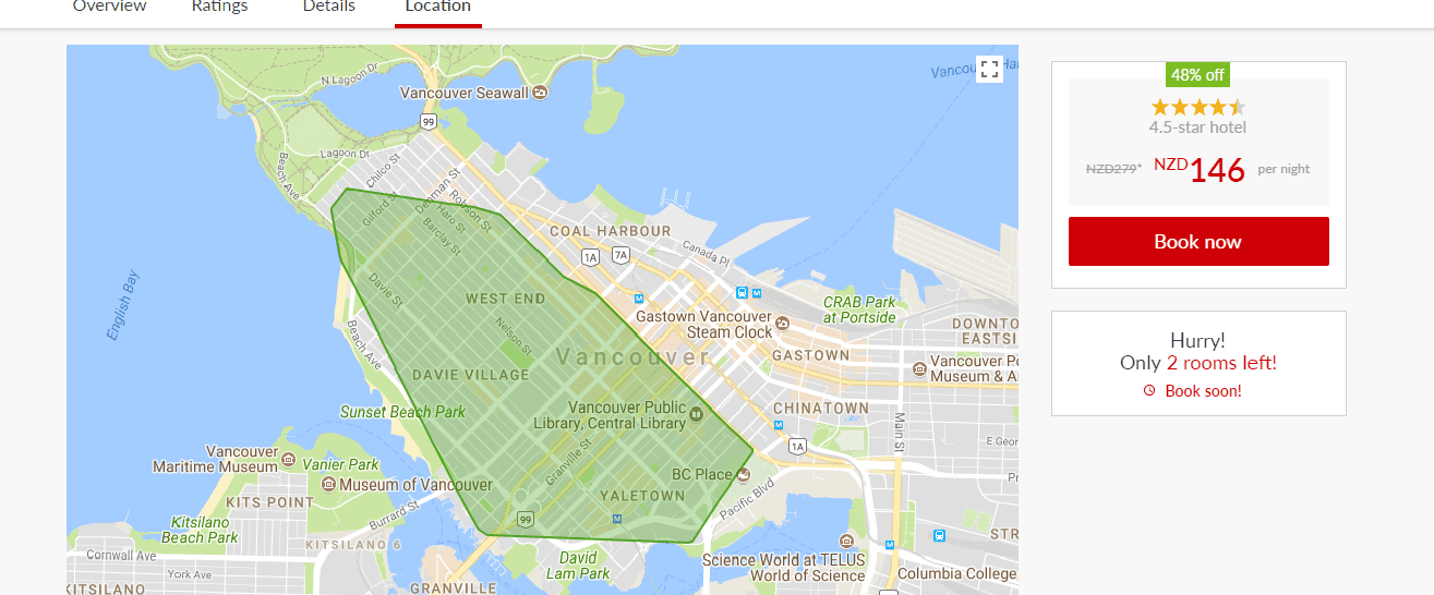 how to book a mystery hotel deal