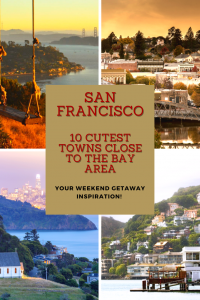 I’ve cherry picked 10 cute towns near San Francisco, all easily accessible from downtown and under a 2 hour drive.
